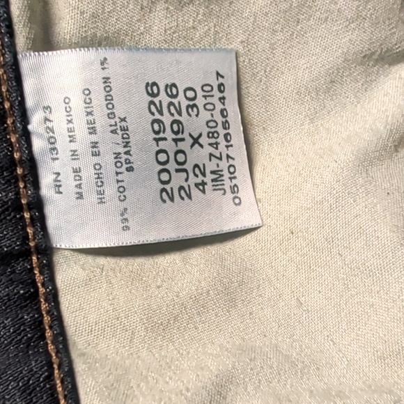 Lee Men's Dark Blue Straight Jeans - Picture 4 of 5